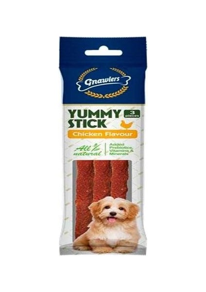Yummy Köpek Ödülü Tavuklu 3'Lü Paket