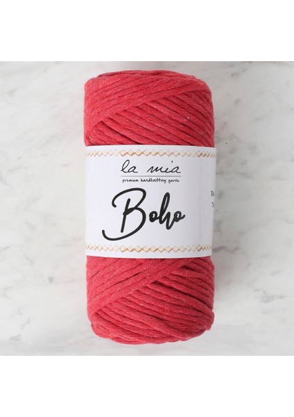 Boho Kırmızı Büküm Makrome Ipi - L033 - 33990