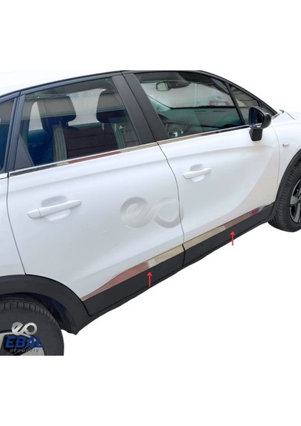 Opel Crossland X Krom Yan Kapı Çıtası 2017-2021 P.çelik