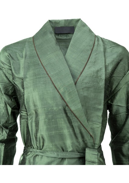 Erkek Şık Klasik Model Röpteşambır Premium Poplin Saten Çınar Model Cepli Rob Beli Kuşaklı fiyatları