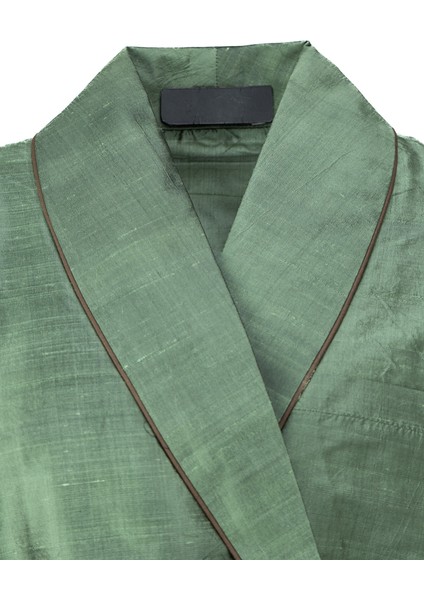 Erkek Şık Klasik Model Röpteşambır Premium Poplin Saten Çınar Model Cepli Rob Beli Kuşaklı indirimleri