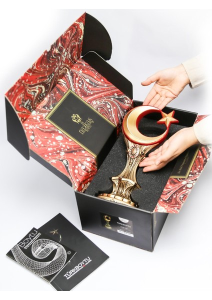 Türkboytu Battal Boy Antik Sarı Renk Biblo