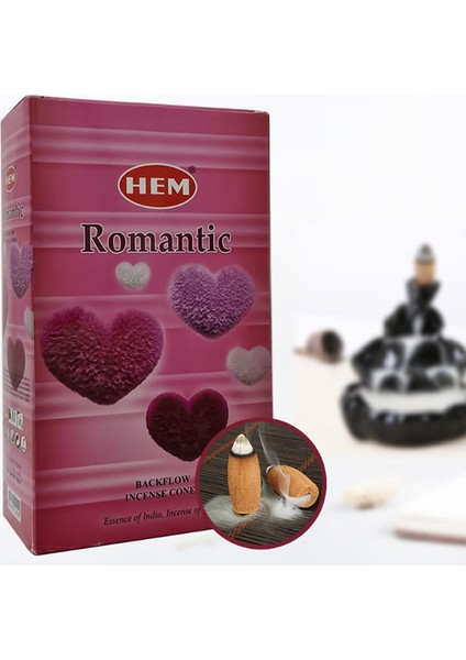 Romantic Romantik Back Flow Geri Akış Tütsü 10 Lu