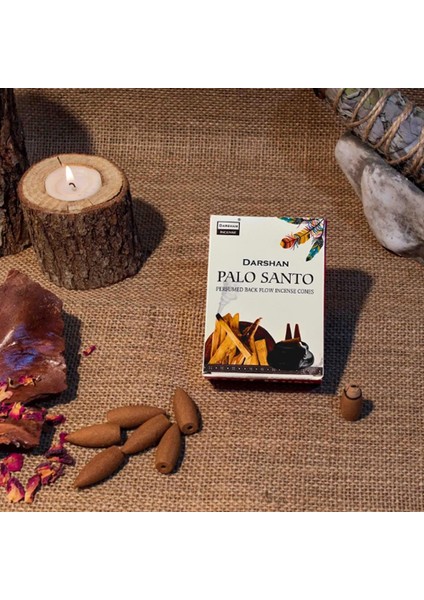 Palo Santo Kokulu Geri Akış Cones Tütsü