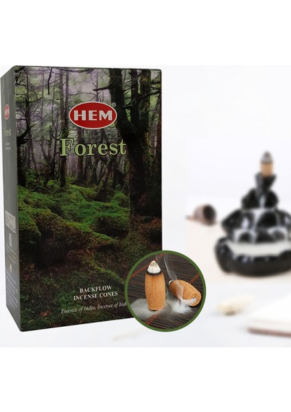 Forest Orman Back Flow Geri Akış Tütsü 10 Lu
