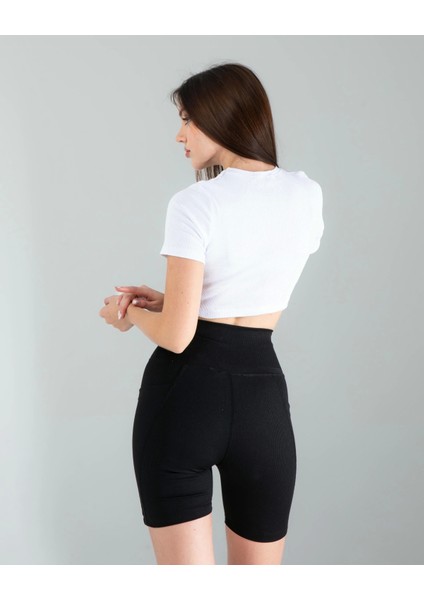 Beyaz Fitilli Kaşkorse Mini Bluz indirimleri