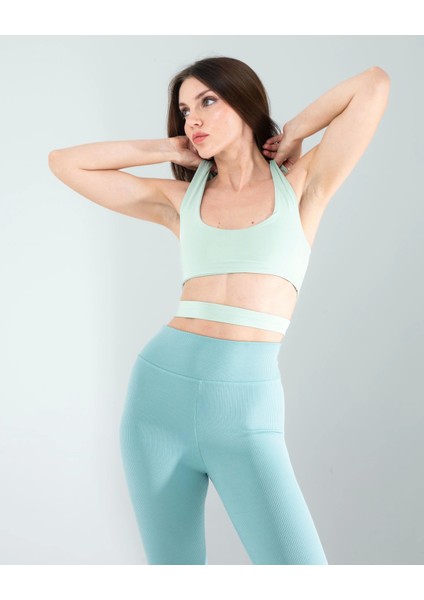 Mint Önü Kurdeleli Askılı Dalgıç Crop