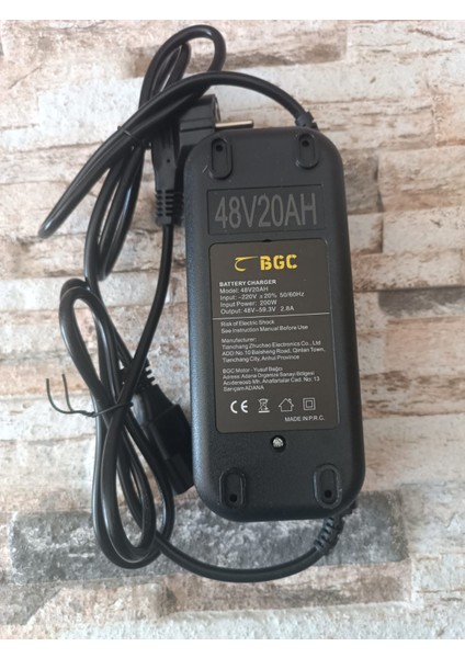 Şarj Cihazı Elektrikli Bisiklet 48V 20AH (Dolum Göstergeli) modelleri