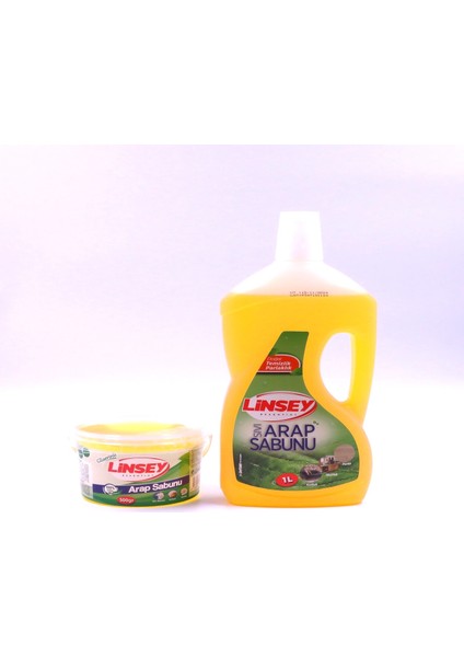 Linsey Arap Sabunu Set 1 L Sıvı & 500 gr Jel, Koltuk, Mutfak, Parke, Doğal,detsan Güvencesiyle (51. Yıl)