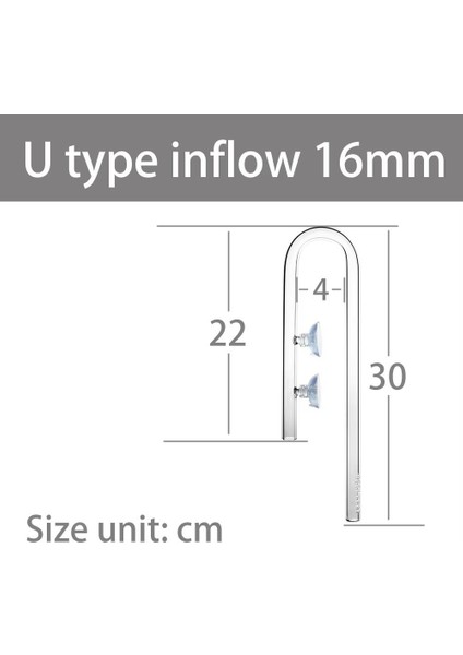 Aquapro Poppy Glass Pipe 16MM Dış Filtre Cam Emiş Basış modelleri