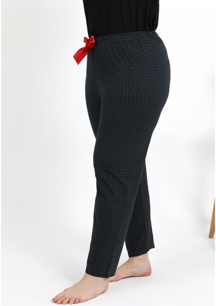 Kadın Pamuklu Büyük Beden Alt Pijama 27557 Siyah fiyatları
