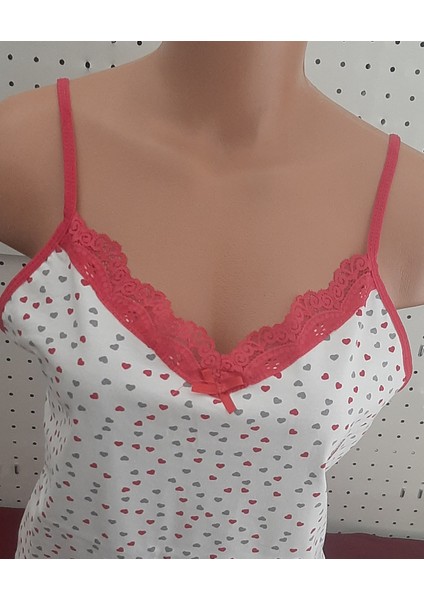 Kadın Empirme Ip Askılı Atlet 2'li Paket Beden 2XL
