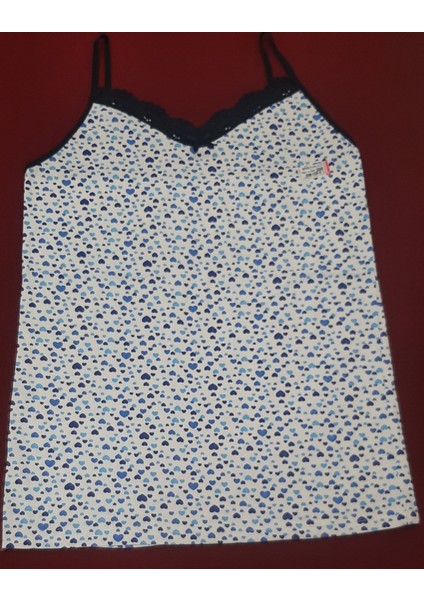 Kadın Empirme Ip Askılı Atlet 2'li Paket Beden 2XL