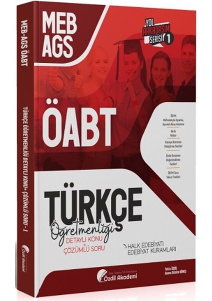 Öabt Meb Ags Türkçe 1. Kitap Halk Edebiyatı Edebiyat Kuramları Konu Anl Soru Bankası Özdil Akademi