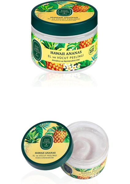 Warm Sugar Duş Jeli 750 Ml, Hawaii Ananas Losyon 280ML, Hawaii Ananas Peeling 400ML