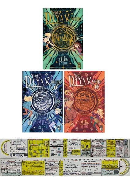Yedi Diyar Geçidi 3 Kitap Set Samantha Ellen Bound + Mat. Öğreten Cetvel