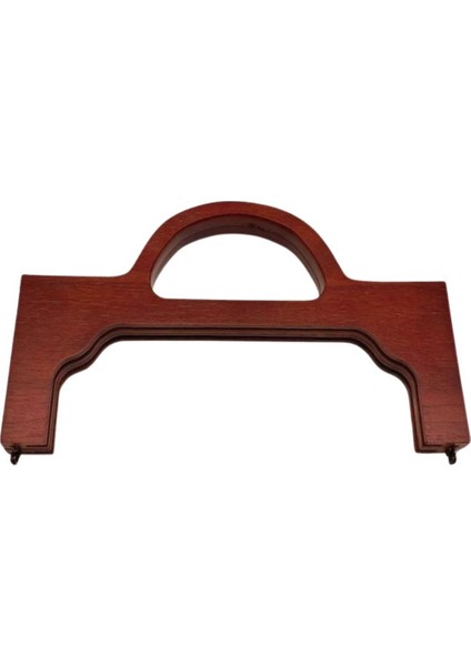 25 Cm Kızıl Renk Ahşap Burs Tutmalı