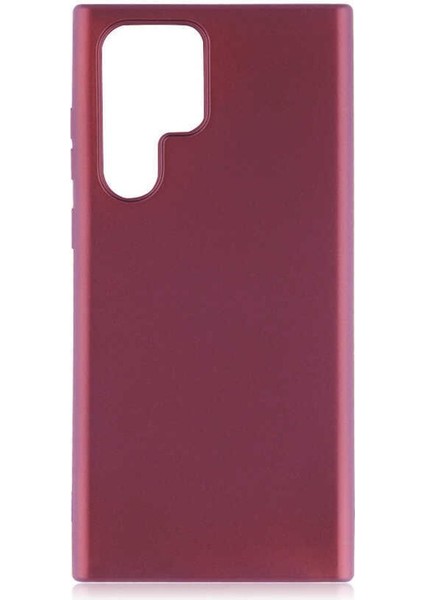 Samsung Galaxy S22 Ultra Için Uyumlu Kılıf Yumuşak Dokulu Renkli Esnek Silikon Premier Kapak
