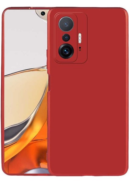 Mi 11T 5g Için Uyumlu Kılıf Yumuşak Dokulu Renkli Esnek Silikon Premier Kapak