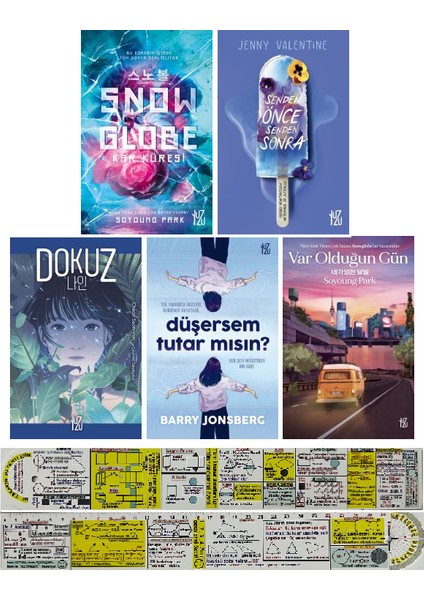 Snow Globe+Senden Önce Senden Sonra+Dokuz+Düşersem Tutar Mısın+Var Olduğun Gün 5 Kitap