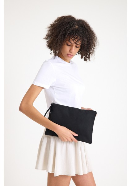Premium Kadın Renkli Astarlı Fermuarlı Clutch El Çantası Portföy fırsatları