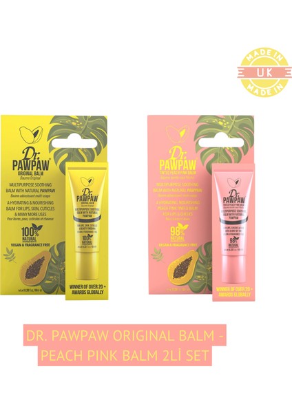 Balm 10 ml - Tinted Peach Pink Balm 10 ml