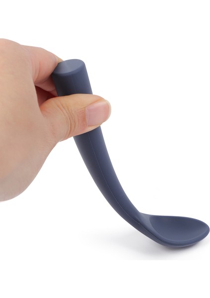 Premium BPA Free Silikon Mama Kaşığı - Güvenli Bebek Beslenme - Kolay Temizlik - 6+ Ay - Lacivert Renk fırsatları