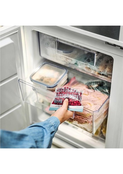 Ikea Istad Kilitlenebilir Buzdolabı Poşeti Gri-Yeşil 0,3 Lt 25 Adet modelleri