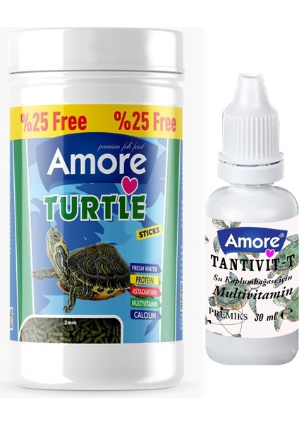 Turtle Sticks 250 ml Ahm Turtle Mix 250 ml Lotus Turtle 100 ml Sürüngen Ve Kaplumbağa Yemi