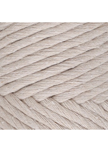 Boho Krem Büküm Makrome ipi - L002 - 33983