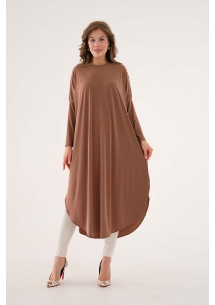 Yanları Yırtmaçlı Sandy Tunik