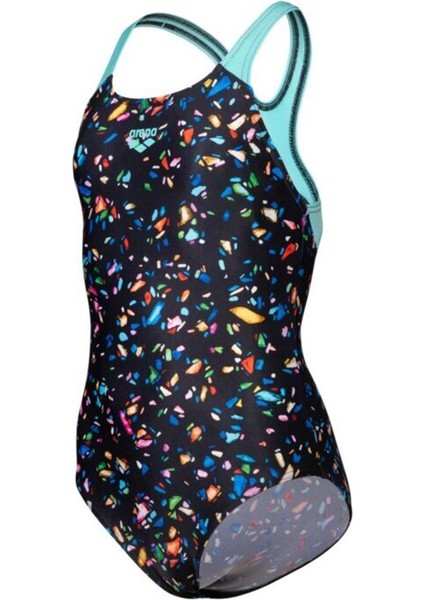 Gırl's Arena Confettı Swımsuıt Swım Pro Back Kız Çocuk Yüzücü Mayosu fiyatları