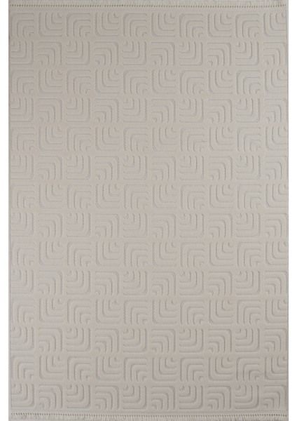 Molde 9209 Krem Koridor Halısı Kesme Yolluk Mutfak Halısı Modern Salon halısı