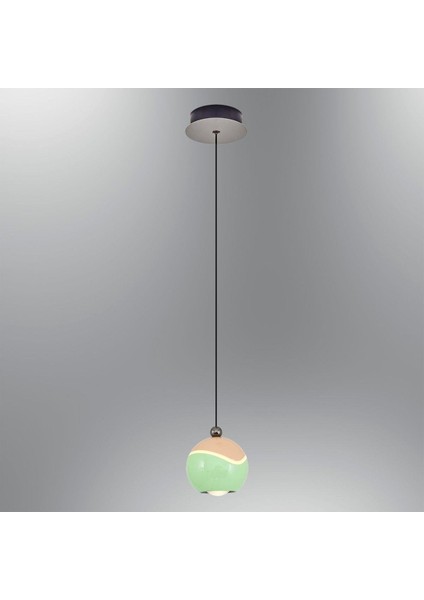 2825-1A-10 Pastel Tekli Sarkıt Pembe