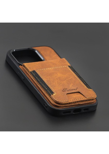Iphone 11 Uyumlu Kartlıklı ve Güçlü Magnet Özellikli Magsafe Kılıf