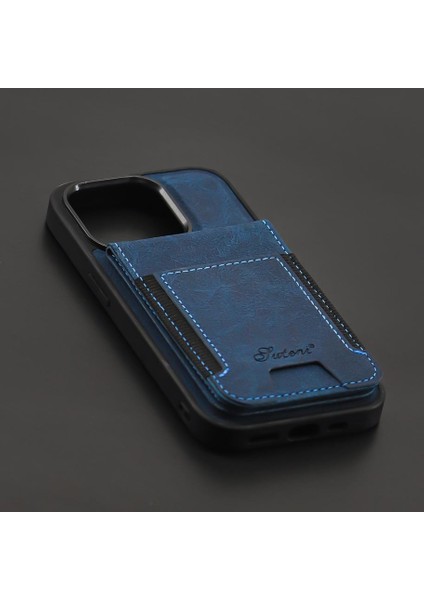 Iphone 13 Uyumlu Kartlıklı ve Güçlü Magnet Özellikli Magsafe Kılıf