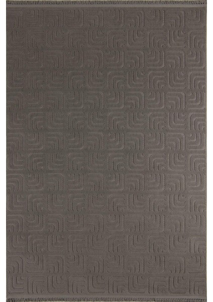 Molde 9210 Koyu Gri Koridor Halısı Kesme Yolluk Mutfak Halısı Modern Salon halısı