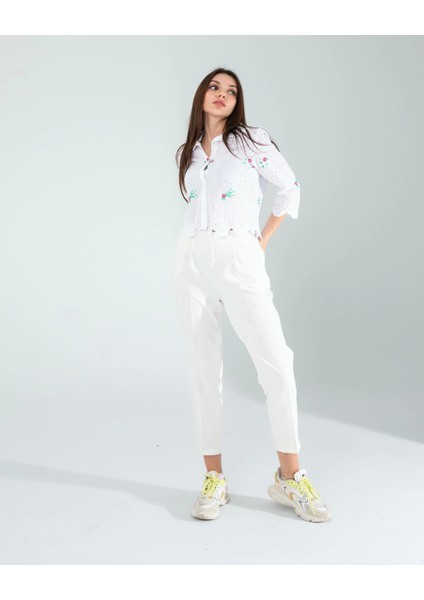 Yeşil Nakışlı Fisto Gömlek fırsatları