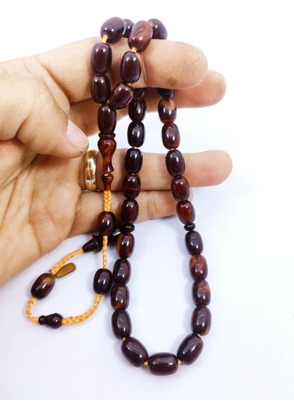 Isa Balkaya Usta Eseri 12 Kat Ipe Dizili Konik Delim(Eski Usul) Eski Sıkma Kehribar Sertifikalı 7345 indirimleri