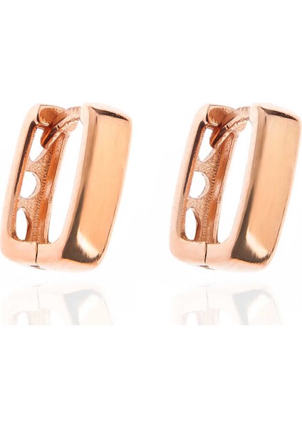 Gümüş Taşsız J Bayan Küpe modelleri