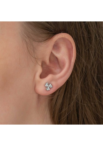 Gümüş Çiçek Çivili Küpe fiyatları