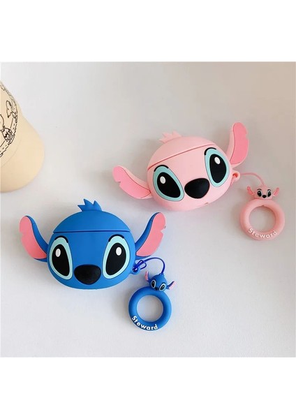 Mavi Stich Airpods Pro 3 Kılıfı