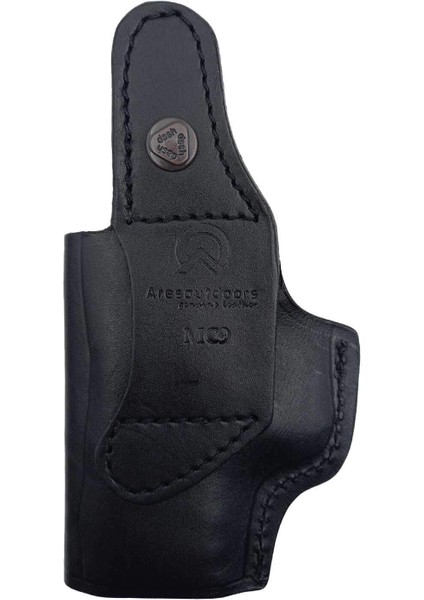 Canik Mete Mc9 Casual Deri Silah Kılıfı Siyah Metal Maşalı