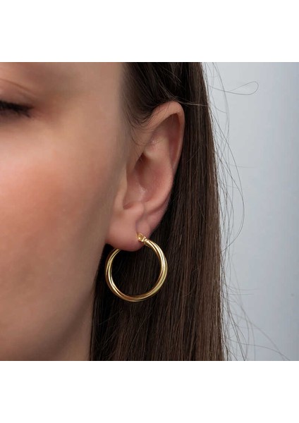 Gümüş Gold 3 mm Burgu Şarnel Küpe fiyatları