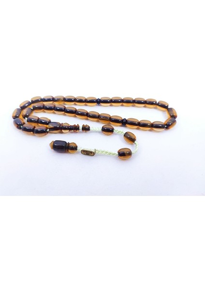 Isa Balkaya Usta Eseri 12 Kat Ipe Dizili Konik Delim(Eski Usul) Eski Sıkma Kehribar Sertifikalı 7354