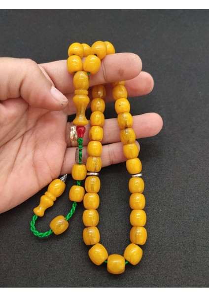 Zeyzun Usta Eseri Dik Damar (Imza Çivi Ara Pullar Gümüş) Sıkma Kehribar Sertifikalı 7333