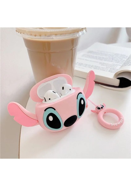 Pembe Stich Airpods 3 Kılıfı