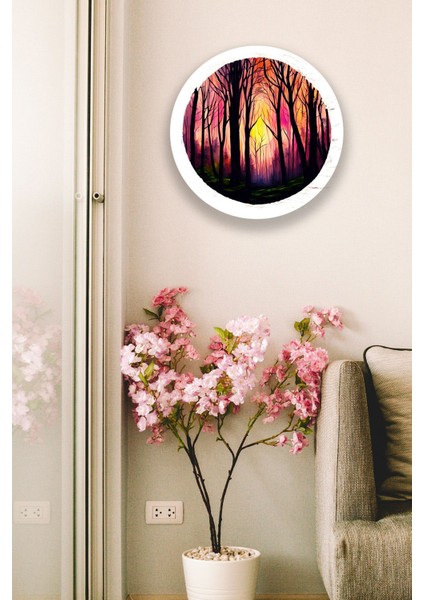 Yaprak Dekoratif Ahşap Mdf Tablo Modeli, Ev, Oturma Odası, Salon, Ofis, Yatak Odası Duvar Dekoru