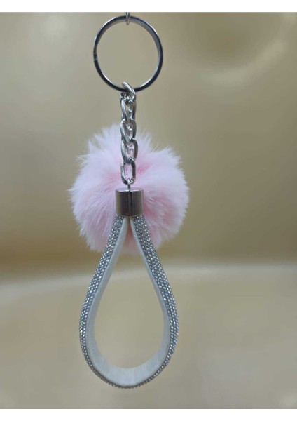 Gümüş Angel Anahtarlık Minik Ponpon Seçenekli fiyatları