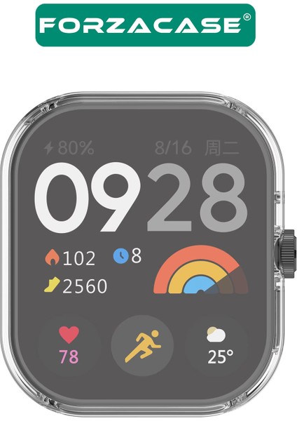 Xiaomi Redmi Watch 5 ile Uyumlu Önü Kapalı Ekran Korumalı Silikon Kılıf - FC010 indirimleri